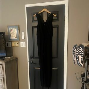 Athleta Black Sleeveless Jumpsuit
